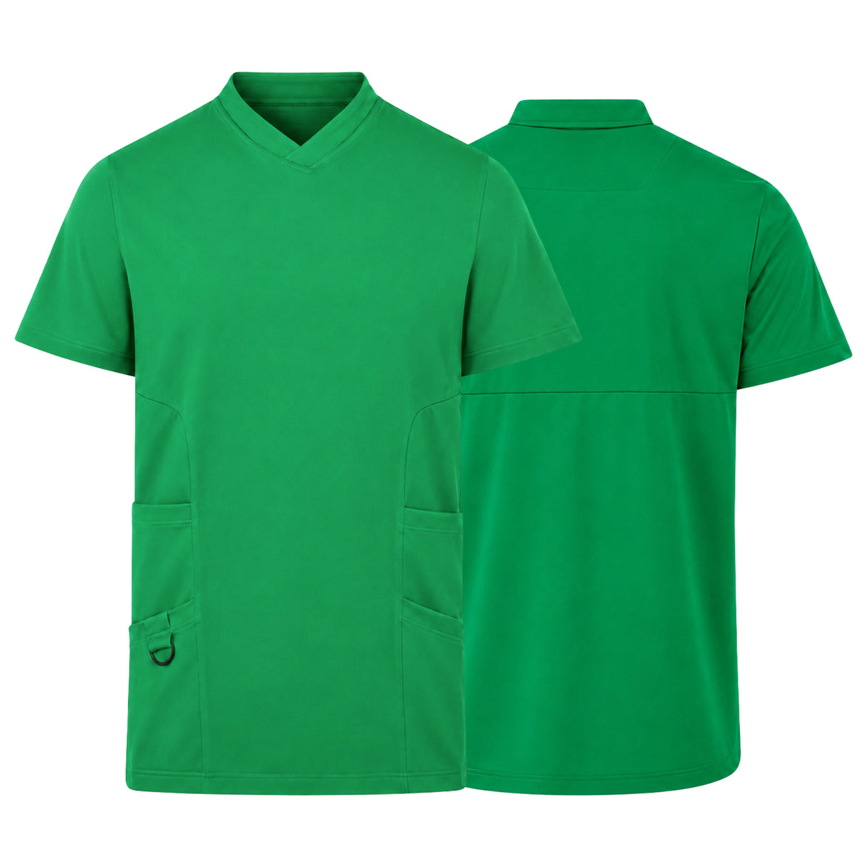 Uk Scrub Supply Men’s 4-Way Stretch Scrub Green color Medical & Healthcare Uniform UK, Green Color Scrub, Men Green color scrub top