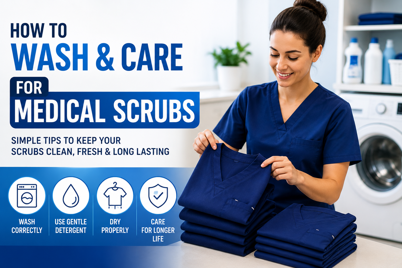 How to Wash and Care for Medical Scrubs to Make Them Last Longer