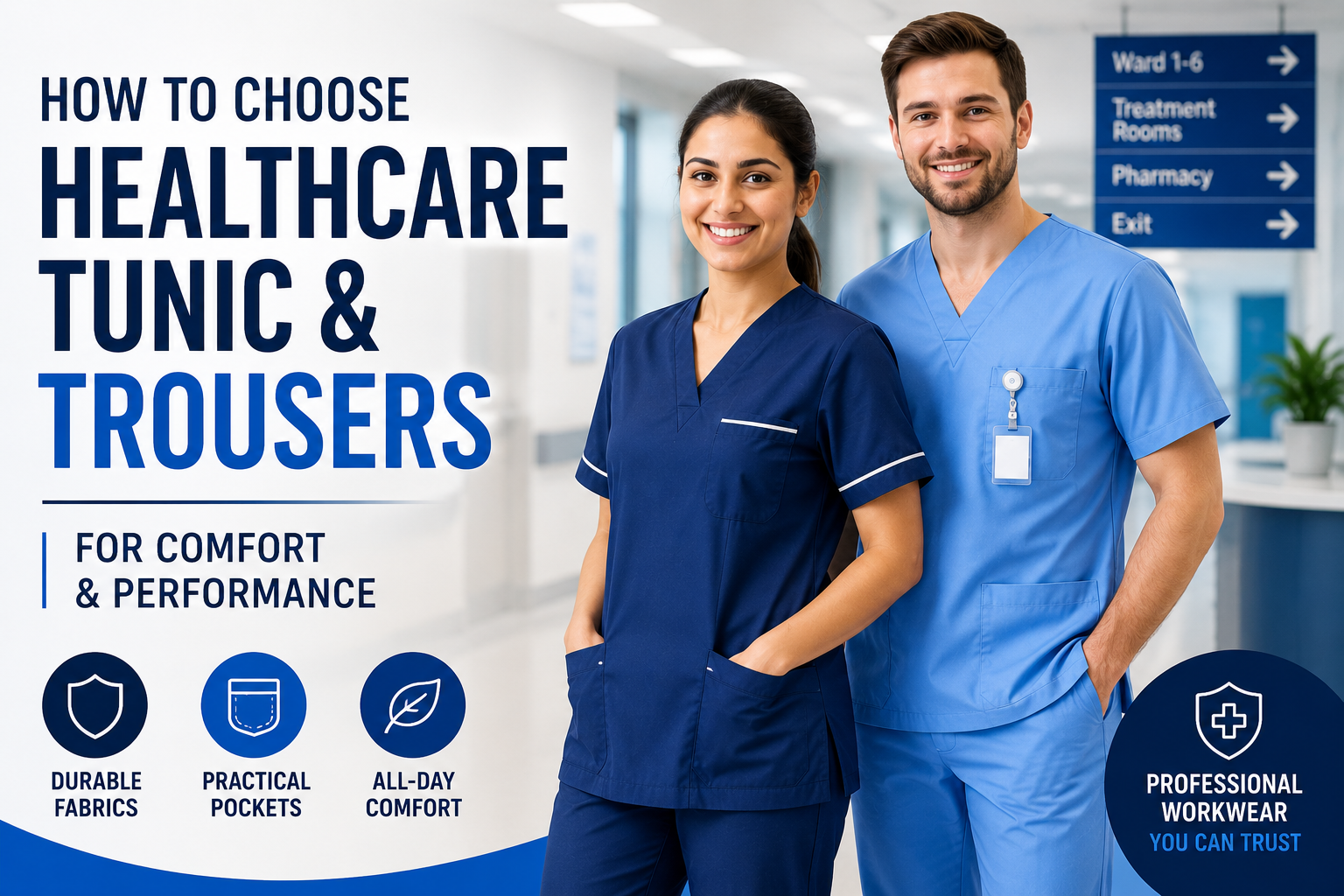 How to Choose the Right Healthcare Tunic and Trousers for Comfort and Performance