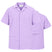 Uk Scrub Supply a light purple short-sleeve scrub top shown from both the front and back on a white background.