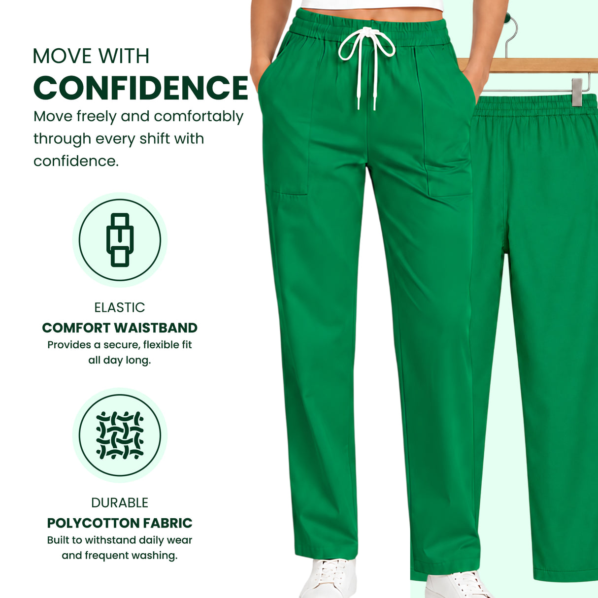 Unisex Scrub Trousers Medical & Nursing Workwear UK
