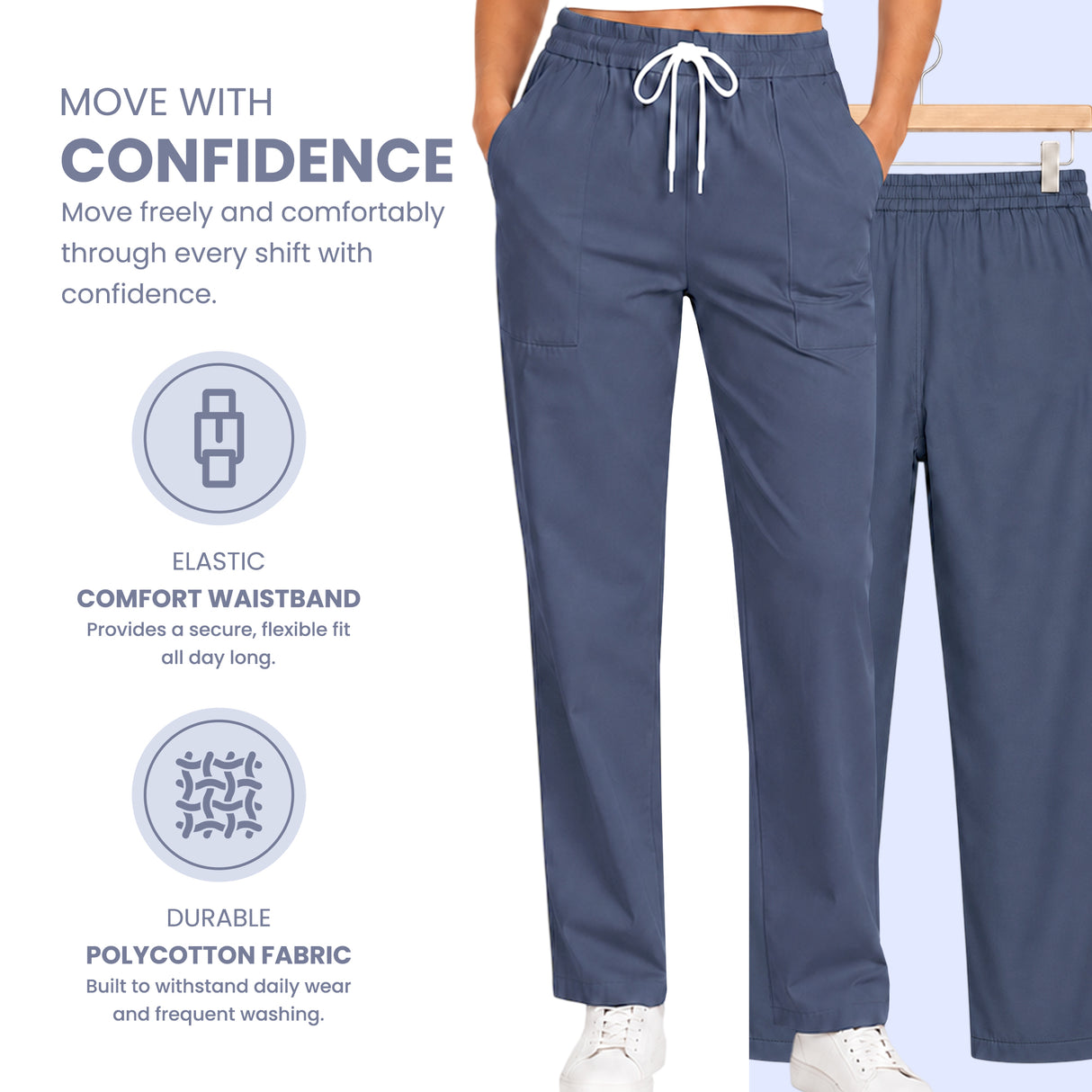 Unisex Scrub Trousers Medical & Nursing Workwear UK