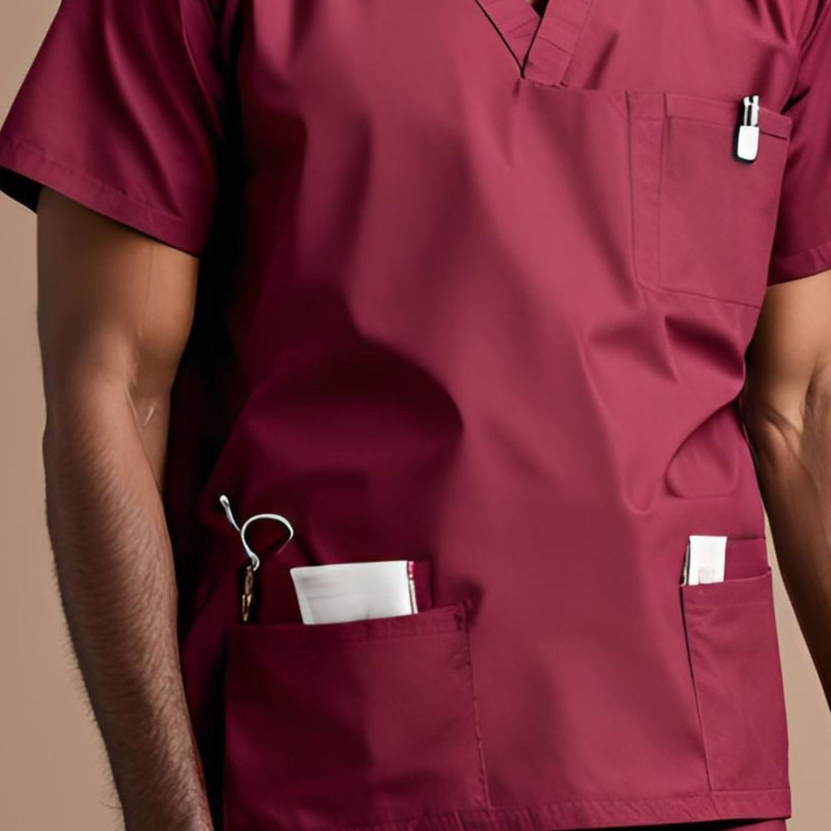 4 Way Stretch Male Scrub Set