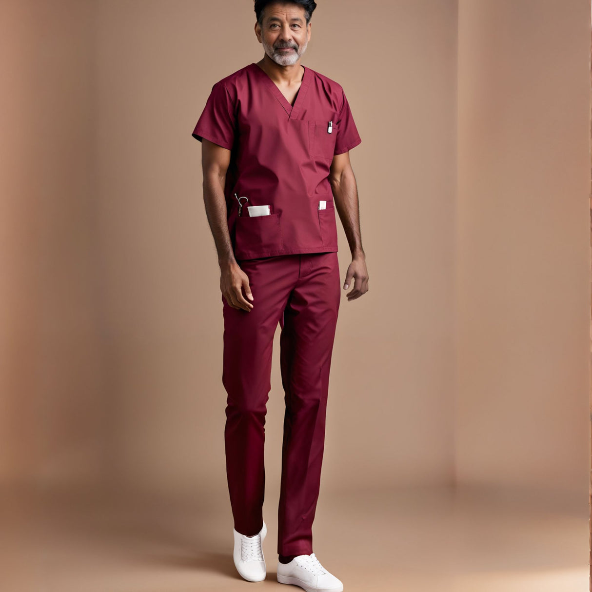 4 Way Stretch Male Scrub Set