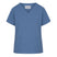 Blue scrub top on a white background