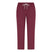 Maroon pants with a white drawstring on a white background