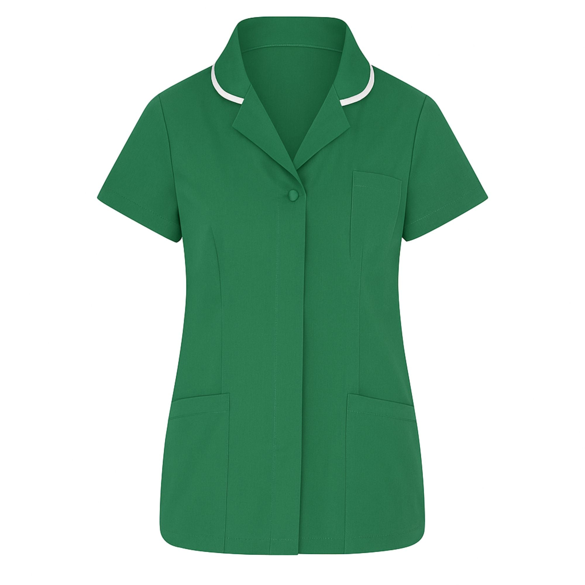 Green Tunic on a white background