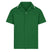 Green shirt with short sleeves on a white background