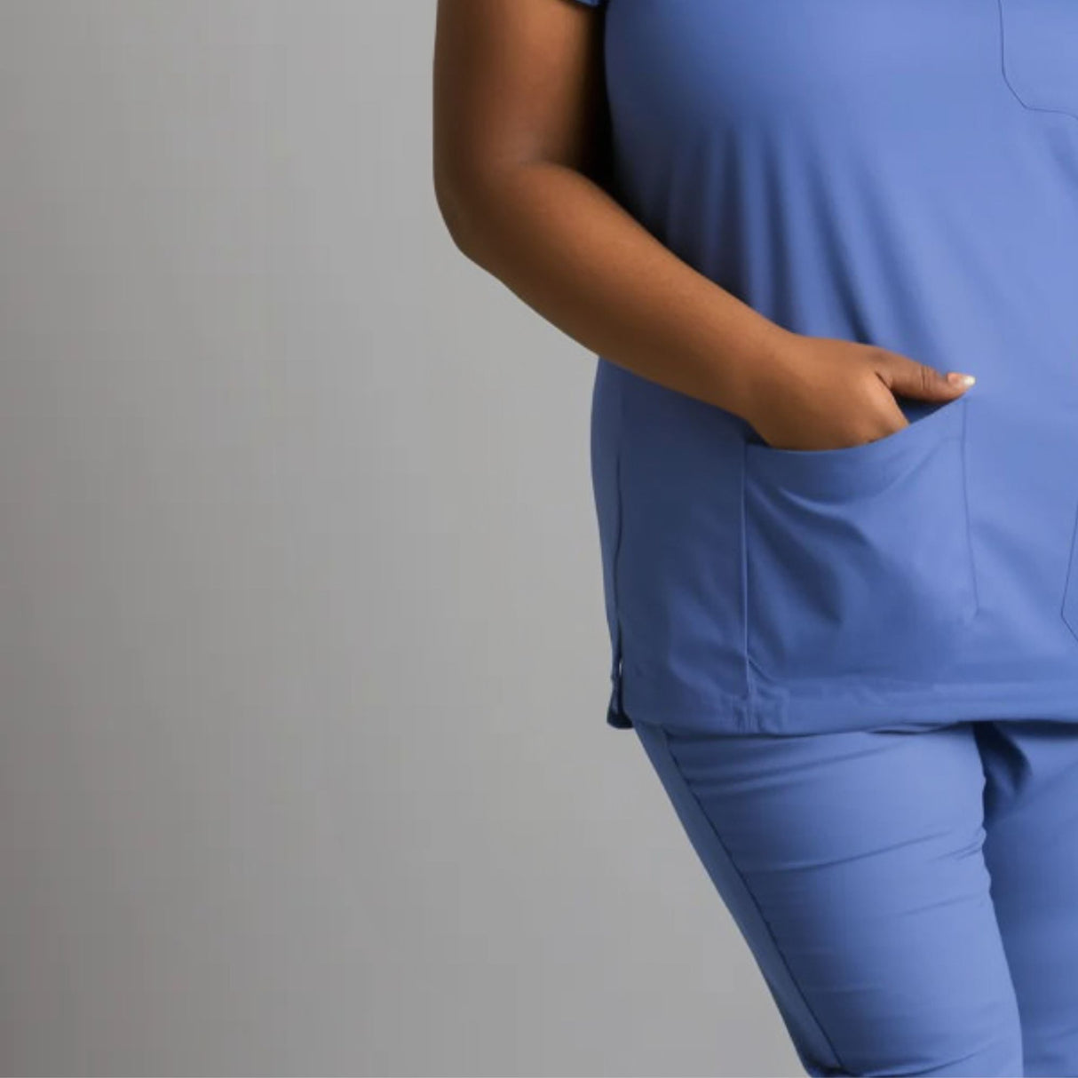 4 Way Stretch Female Scrub Tunic