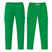 Uk_Scrub_Supply_Green_Color_Scrub_Trouser Bright green scrub pants shown from the front and back on a plain white background. The front view shows an elastic waistband with a white drawstring and cargo-style side pockets, while the back view shows matching side pockets.
