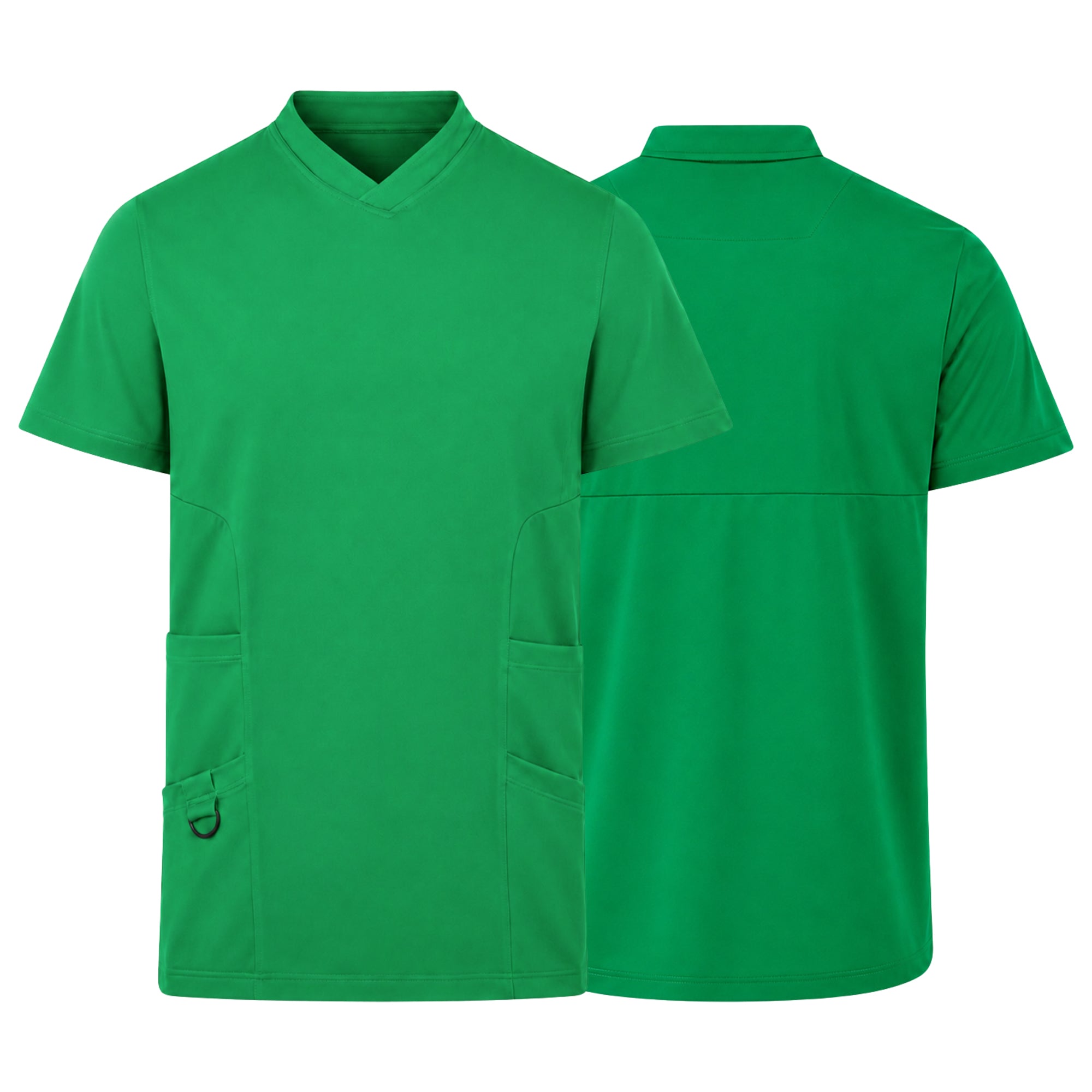 Uk Scrub Supply Men’s 4-Way Stretch Scrub Green color Medical & Healthcare Uniform UK, Green Color Scrub, Men Green color scrub top