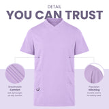 Uk Scrub Supply Men’s 4-Way Stretch Scrub Sky Blue color Medical & Healthcare Uniform UK, Green Color Scrub, Men lilac color scrub top, lilac Color Scrub top, Scrub top, best scrub top near me.