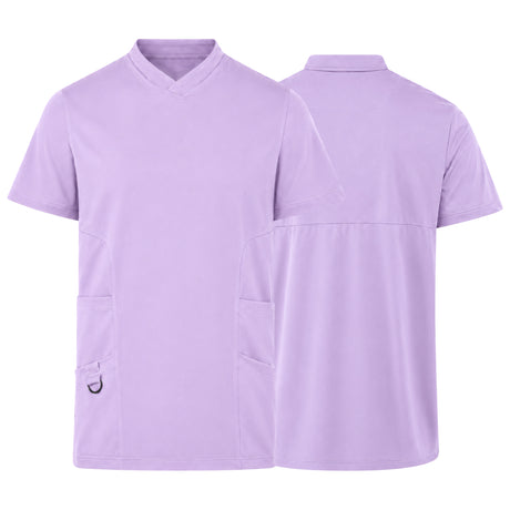 Uk Scrub Supply Men’s 4-Way Stretch Scrub lilac color Medical & Healthcare Uniform UK, Green Color Scrub, Men sky blue color scrub top, Sky Blue Color Scrub top, Scrub top, best scrub top near me.