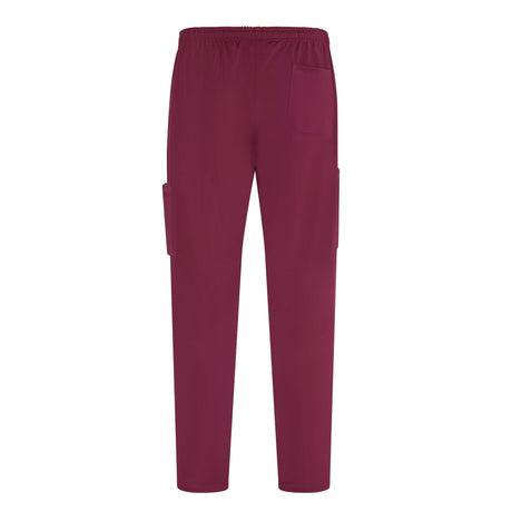 Maroon medical trouser on a white background