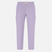 Lavender jogger pants with a drawstring on a white background
