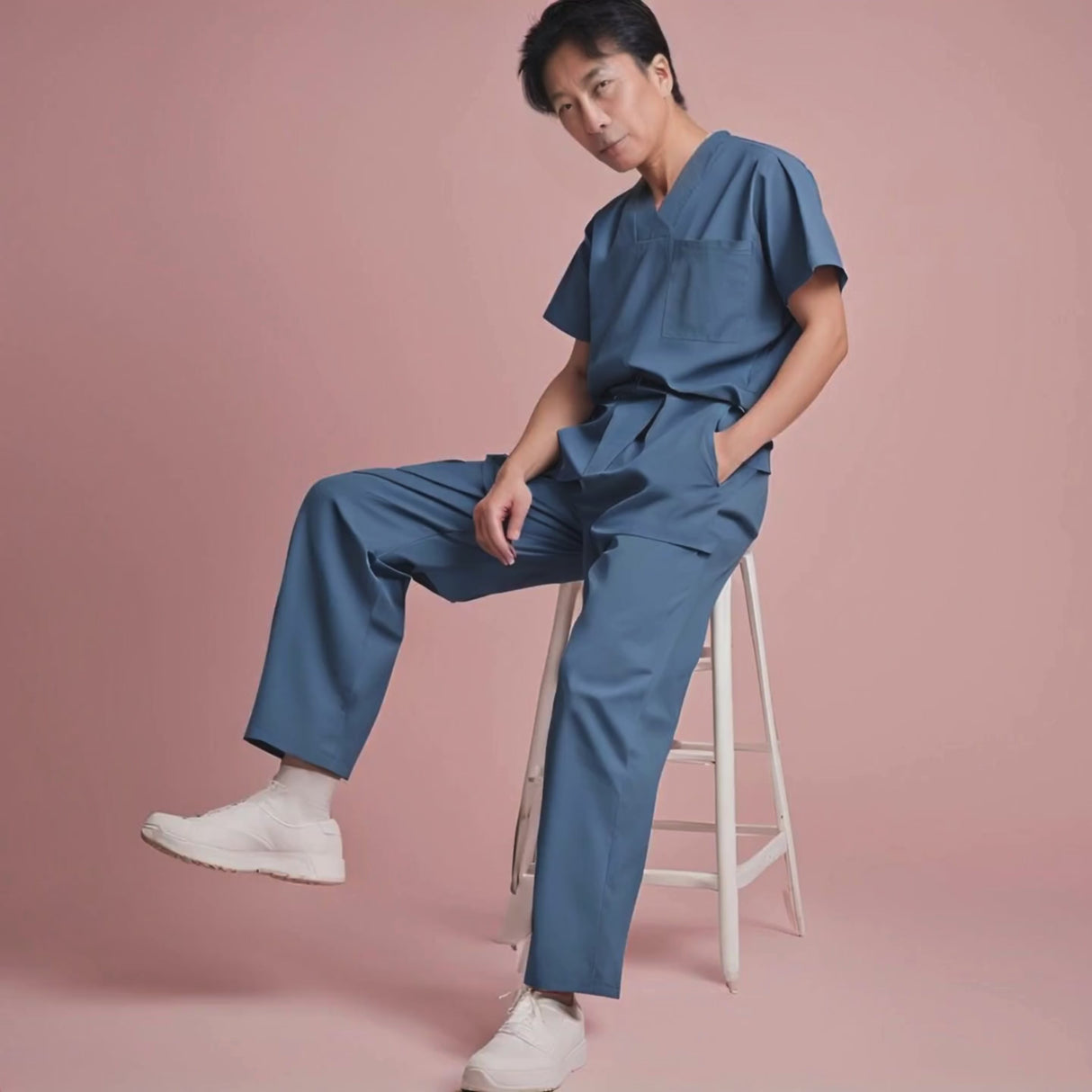 4 Way Stretch Male Scrub Trousers